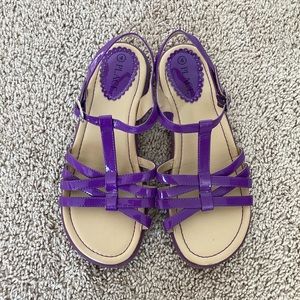 Children’s Place purple strapped sandal | girls 4 | Easter spring summer shoe